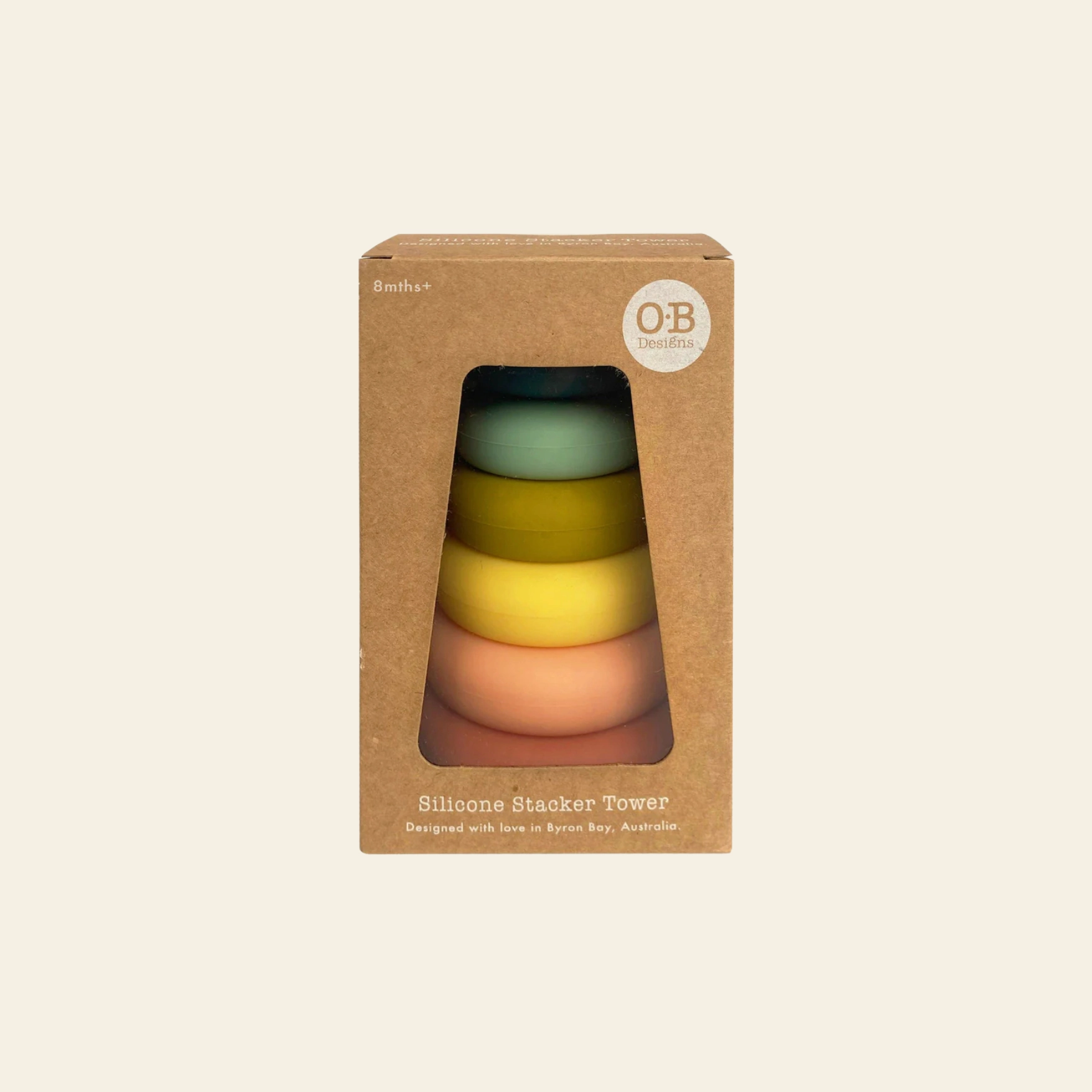 Silicone Stacker Tower - Blueberry