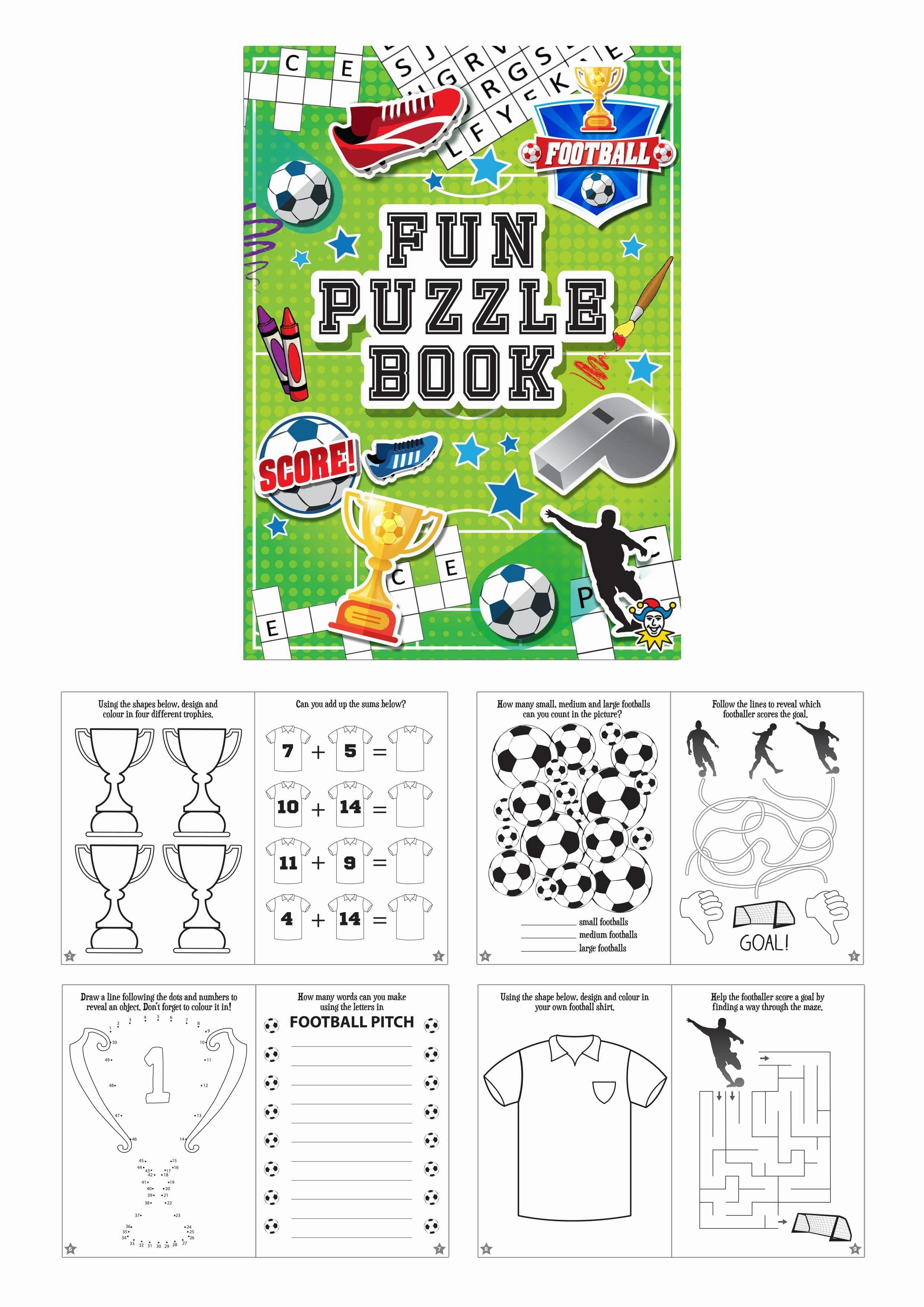 Single Football themed Party Bag with Fillers