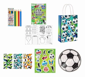 Single Football themed Party Bag with Fillers