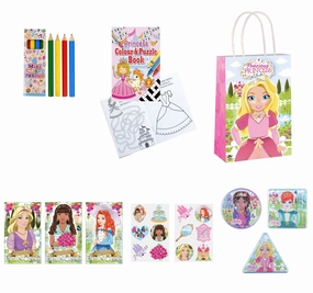 Single Princess themed Party Bag with Fillers