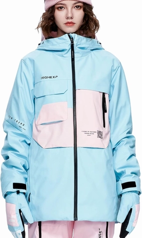 Ski Jacket Snowboard Coat Snow Winter Waterproof Insulated Windproof Baggy Warm Hooded Jacket for Men Women