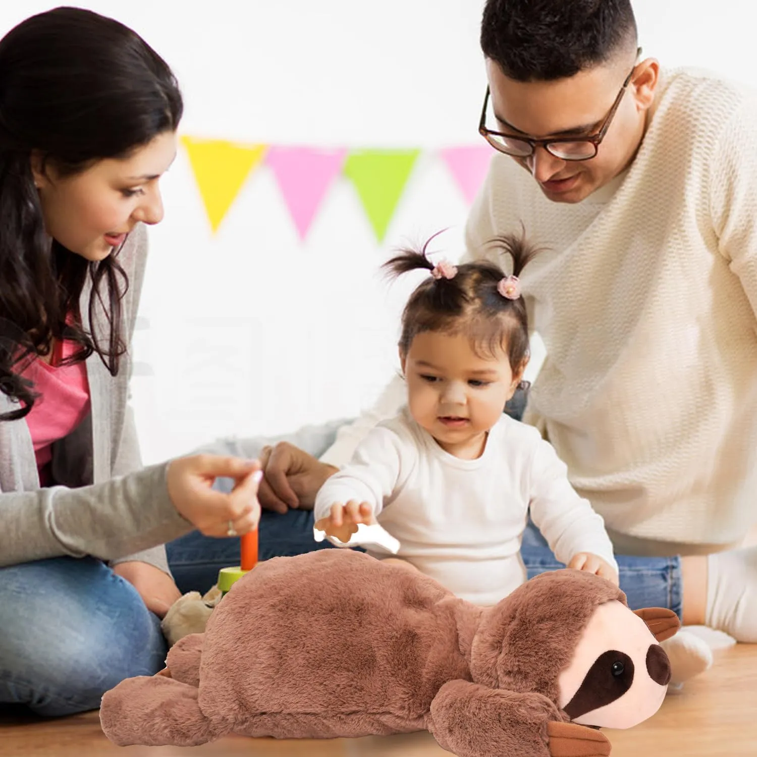 Soft Weighted Stuffed Animals Weighted Plushies Animals for Adults, Soft Lovely Weighted Animals for Adult and Kids - 28IN - 2.9LB