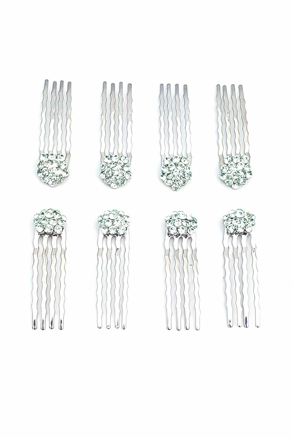 Soho Style Hair Accessories Set - 8 Piece Crystal Decorative Fashion Headband for Women Girls SAM01A-2002 Mint