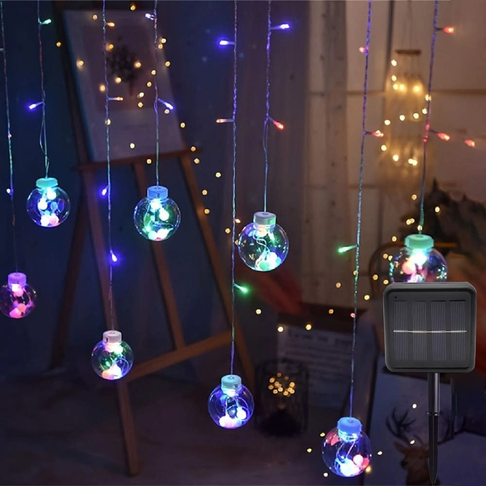 Solar Fairy String Lights, LED Wishing Ball