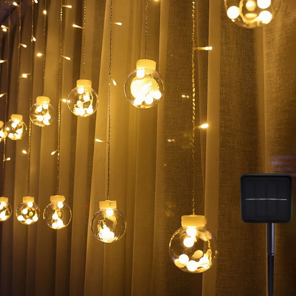 Solar Fairy String Lights, LED Wishing Ball