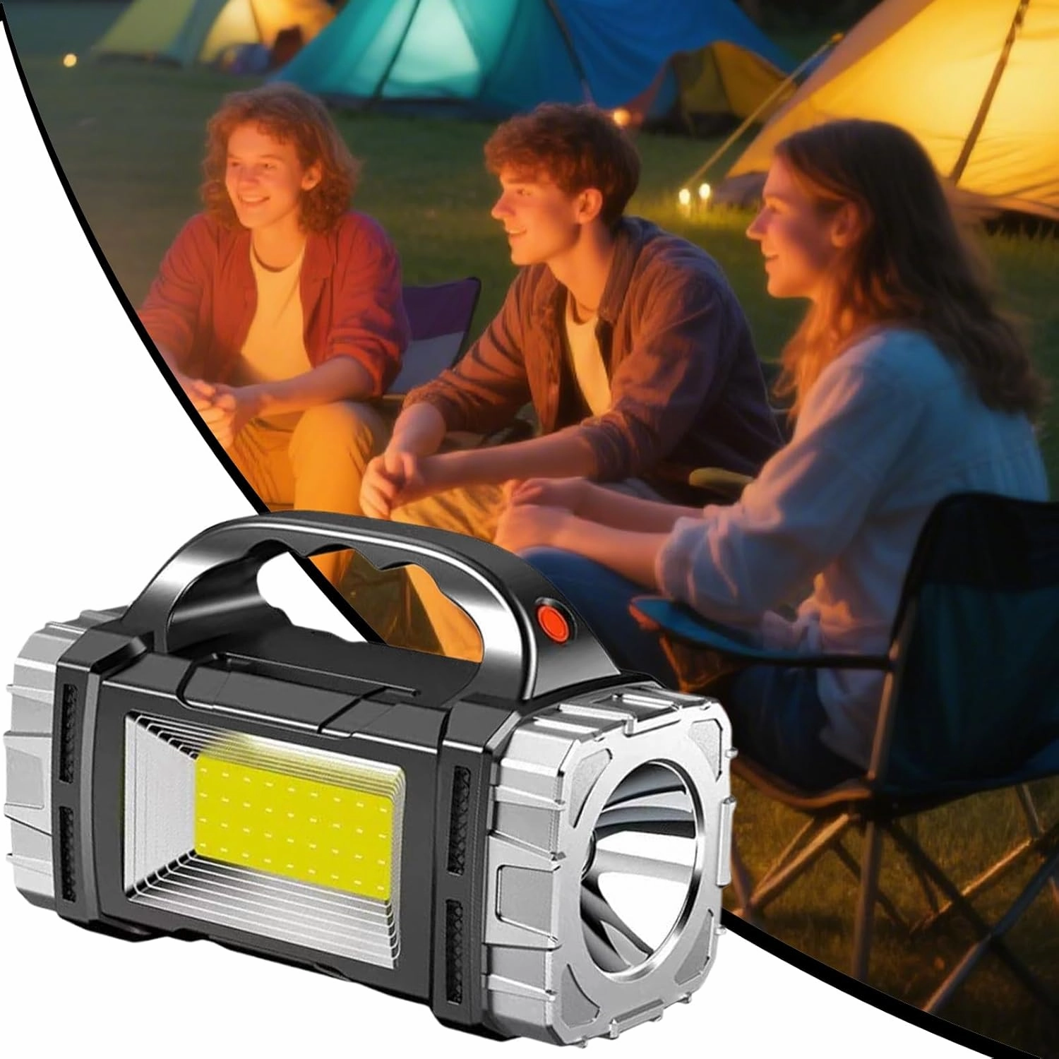 Solar Lantern, Waterproof Rechargeable USB and Solar Lantern, Multipurpose Mountain Supplies for Home, Camping, Travel, and Hiking