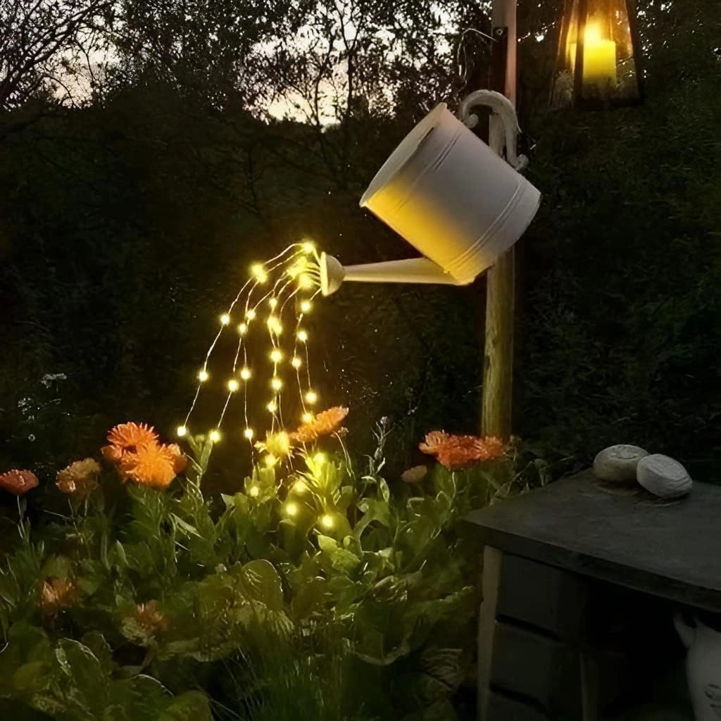 Solar Mini Teeny Tiny Lights,Starry String Light for Garden Fairy,Tree,Railing,Arbor,Fence,16 Feet 50LEDs,2 Pack,Warm White