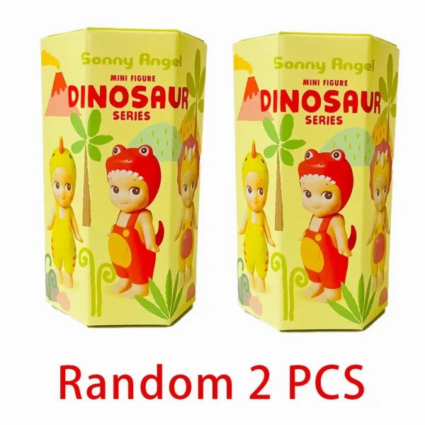 Sonny Angel Dinosaur Hippers Series – Cute Hippie Doll & Trendy Toy Ornament Gift