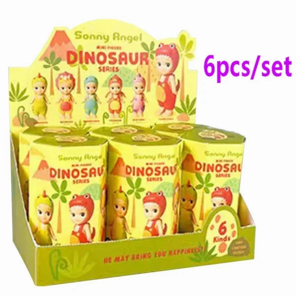Sonny Angel Dinosaur Hippers Series – Cute Hippie Doll & Trendy Toy Ornament Gift