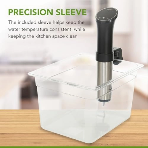 Sous Vide Container 12 Qt Compatible with Anova All Models, Breville Joule, Instant Pot Sous Vide Cooker, Includes Universal Silicone Lid