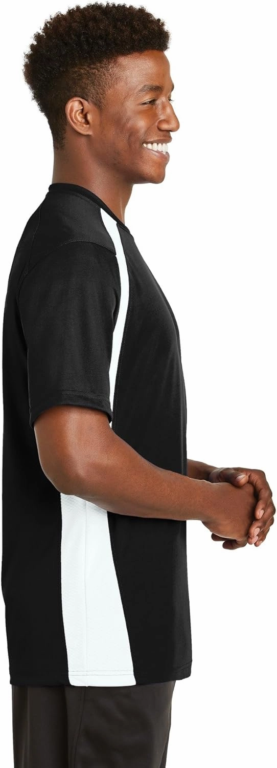 SPORT-TEK Men's Dry Zone Colorblock Crew