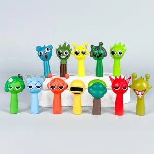 Sprunki Action Figures Mystery Box, Sprunki Mystery Box,Office Room Figurine Decor for Adults (Colorful-Type B)