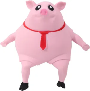 Squishy Toys - Pink Squishy Pig Toy for Kids & Adults, Novelty Squeeze Toy for Stress Relief & Anxiety (Big)