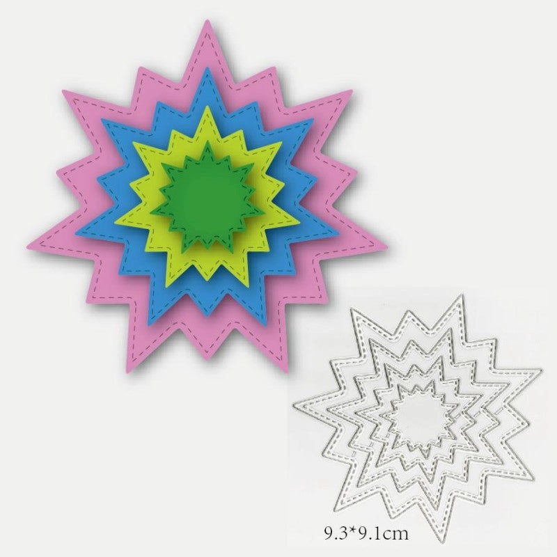 Stackable Irregular Star Metal Cutting Dies