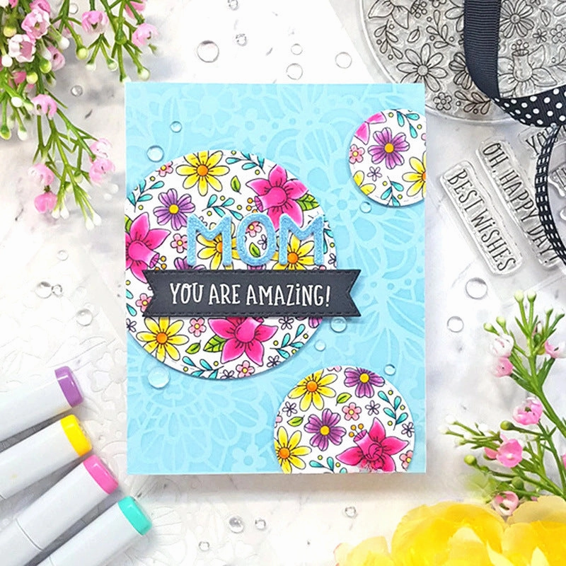 Stackable Round Border Cutting Dies