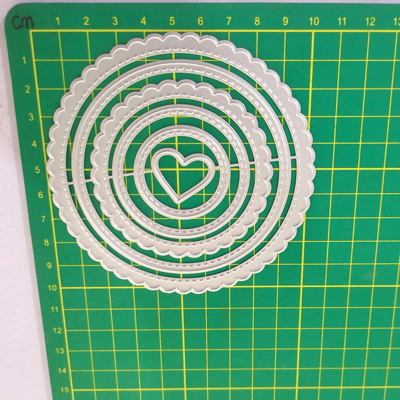 Stackable Round Border Cutting Dies