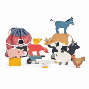 Stacking Animals & Bag | Farmyard