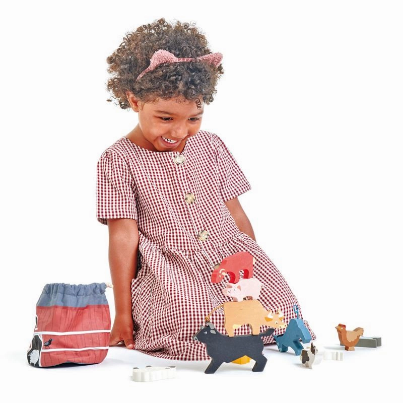 Stacking Animals & Bag | Farmyard