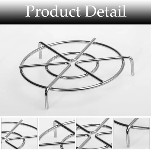 Stainless Steel Steam Rack Trivet Cooking Rack Cooling Rack Pot Steamer Insert Food Stand Air Fryer Rack for Pressure Cooker Food Heating Instant Pot