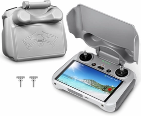 STARTRC Mini 3 2 in 1 Sun Hood, RC Joysticks Protector Sunshade for DJI Mini 3 Pro/Mini 3/Air 3S/Mavic 3 Classic/Mavic 3 Pro RC Remote Controller Full Screen Protection Accessories(Only for RC)