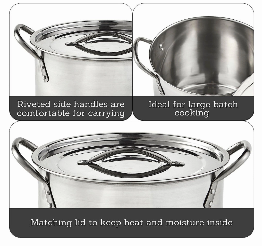 Stock-Pot Stainless Steel 20 Quart