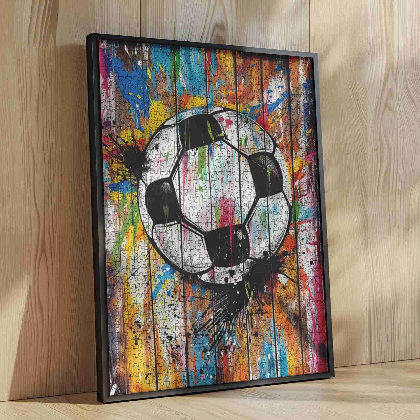Street Banksy Graffiti Football Jigsaw Puzzles