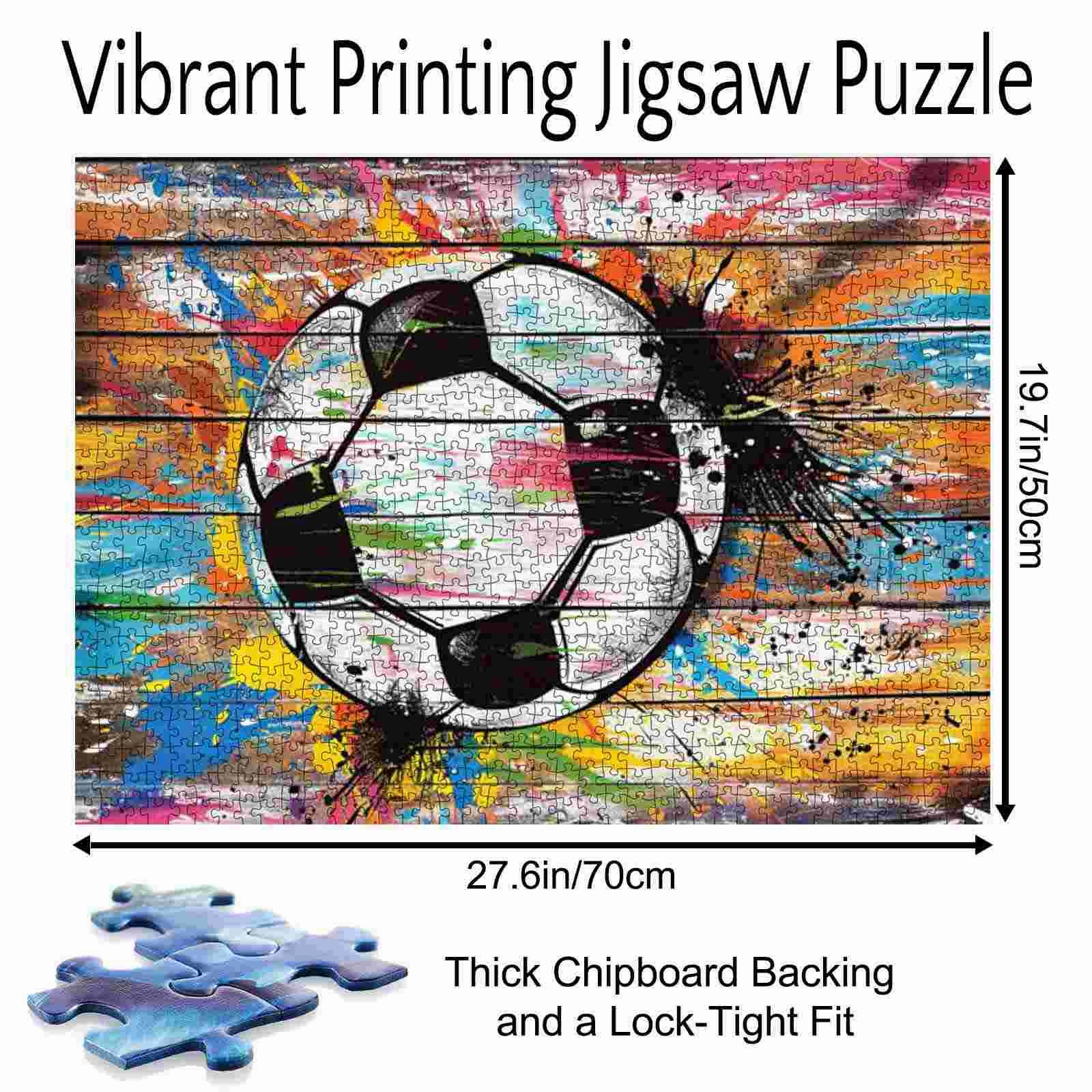 Street Banksy Graffiti Football Jigsaw Puzzles