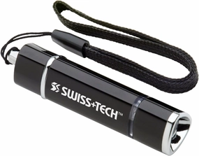 SWISS TECH ST50100 2-in-1 LED Flashlight and Lantern with Lanyard, Varied Colors, Aluminum Construction (Single Pack)