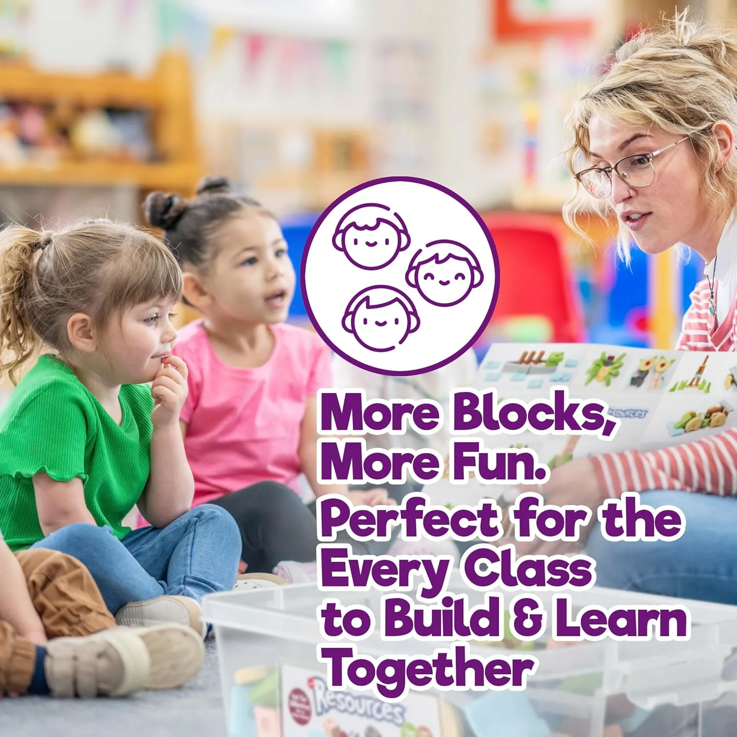 Taksa Toys Nature-Inspired Learning Toys, Resources Preschool Educational Stacking Blocks for Kids, Montessori Toys for 3 4 5 6 7  Year Old Sensory Outdoor/Indoor Learning Classmate Pack 216 Pcs