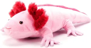 The Petting Zoo Axolotl Stuffed Animal Plushie, Gifts for Kids, Wild Onez Sealife Animals, Salamander Zoologee Axolotl Plush Toy 21 inches