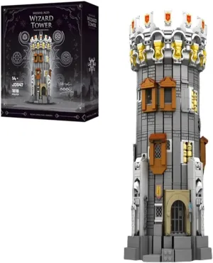 The Wizard Towdr Architecture Building Blocks Toys,Medieval Dark Tower with The Rings Castle Building Sets,Collection Gift for Adult and Film Fans(1818 Pcs)