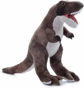 The Petting Zoo Brown T-Rex Stuffed Animal Plushie, Dinosaur Animals, ZOOLOGEE T-Rex Dinosaur Plush Toy 14 inches