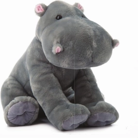 The Petting Zoo Hippo Stuffed Animal, Gifts for Kids, Wild Onez Zoo Animals, Jumbo Hippo Plush Toy 20 inches