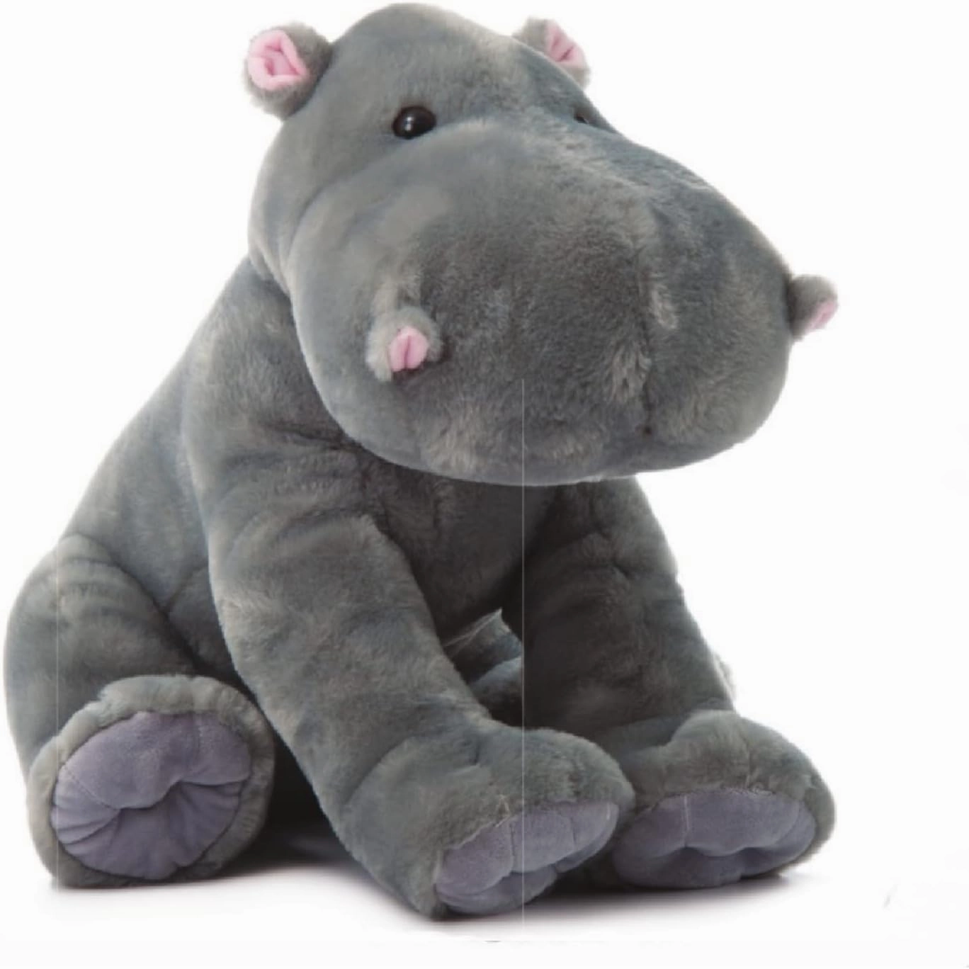 The Petting Zoo Hippo Stuffed Animal, Gifts for Kids, Wild Onez Zoo Animals, Jumbo Hippo Plush Toy 20 inches