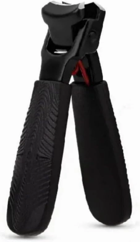Thick Nail Clippers Set Splash Resistant False Nails Cutter Professional Nail Plier Pedicure Tools for Nail Tip Manicure Tools,Mini Black