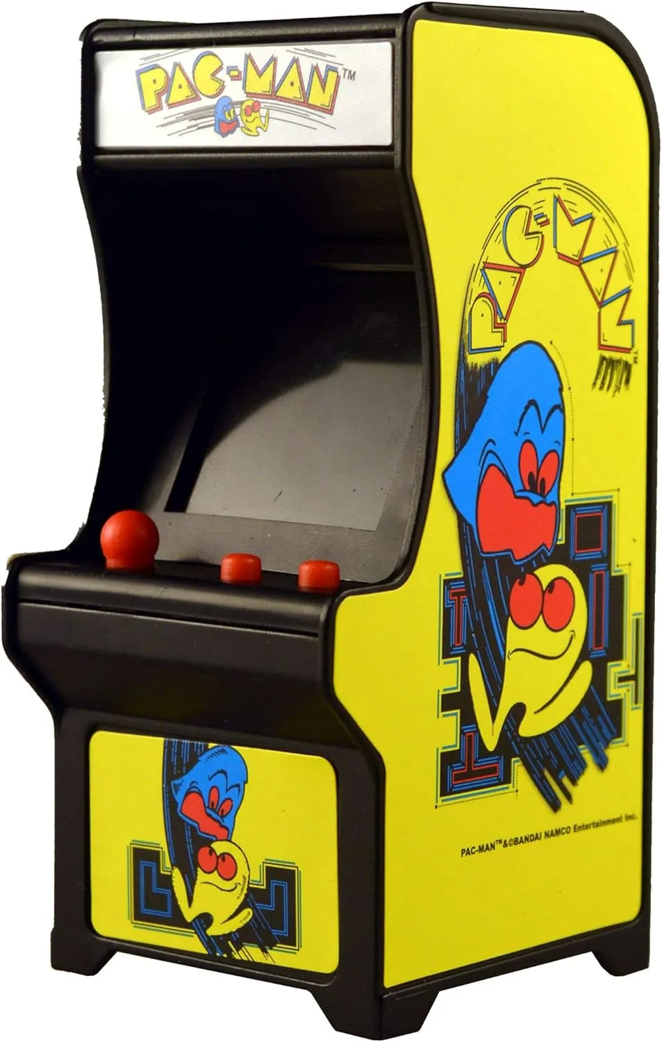 Tiny Arcade Pac-Man 3.5" Mini Retro Game - Functional Arcade Cabinet w/ Real Gameplay & Sounds - Classic Game Fits in the Palm of Your Hand (Ages 8 )