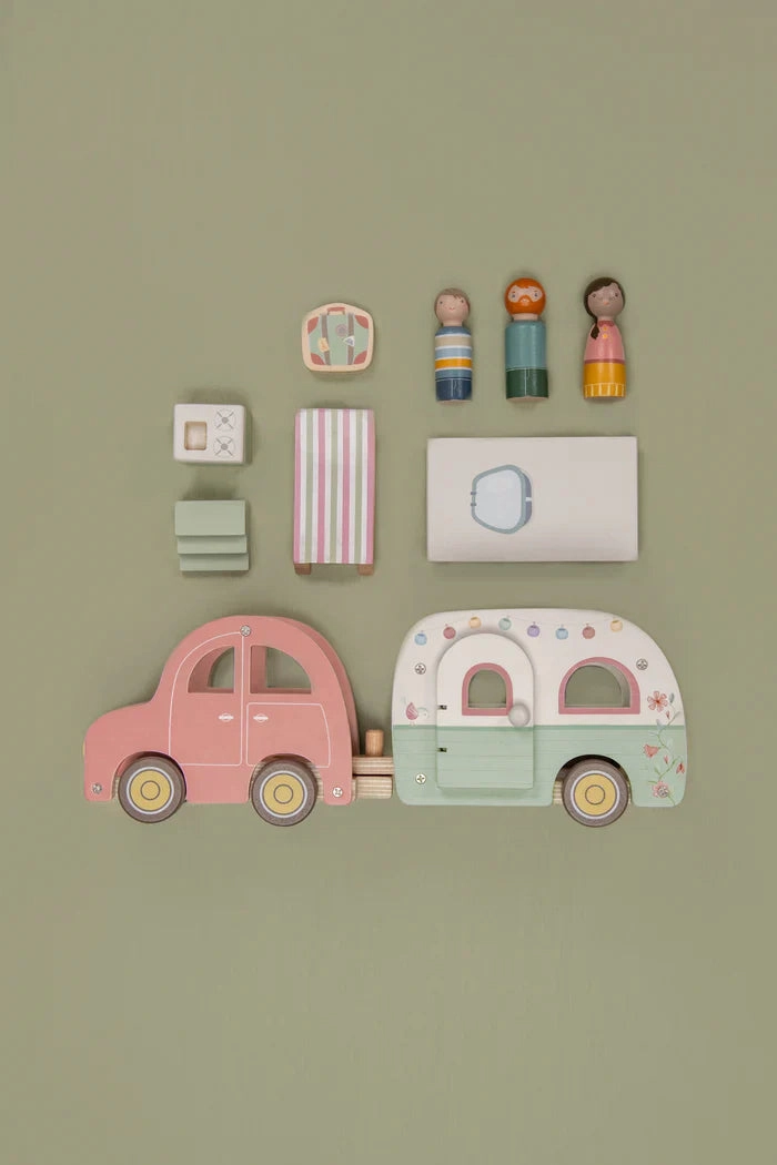 Toy Car with Caravan