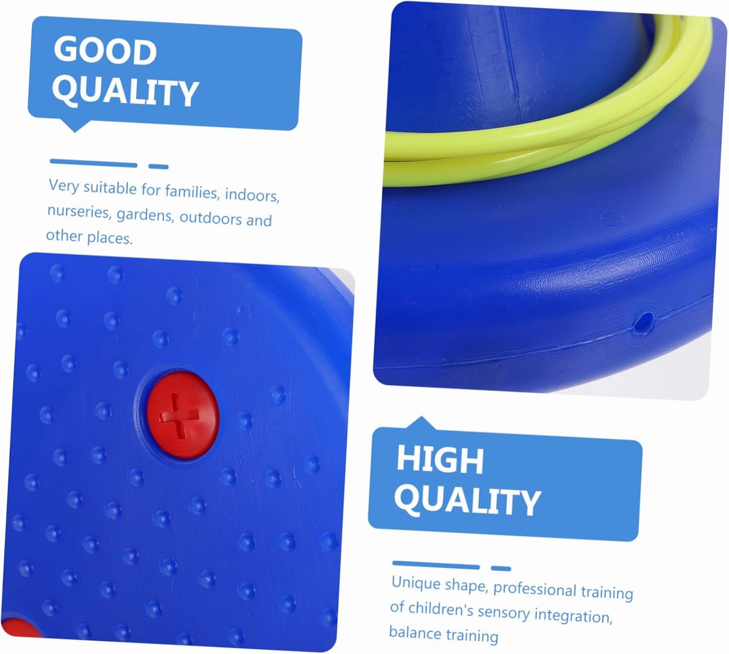 Toyvian Balance Training Equipment Single Leg Stool for Home Physical Exercise Educational for Developing
