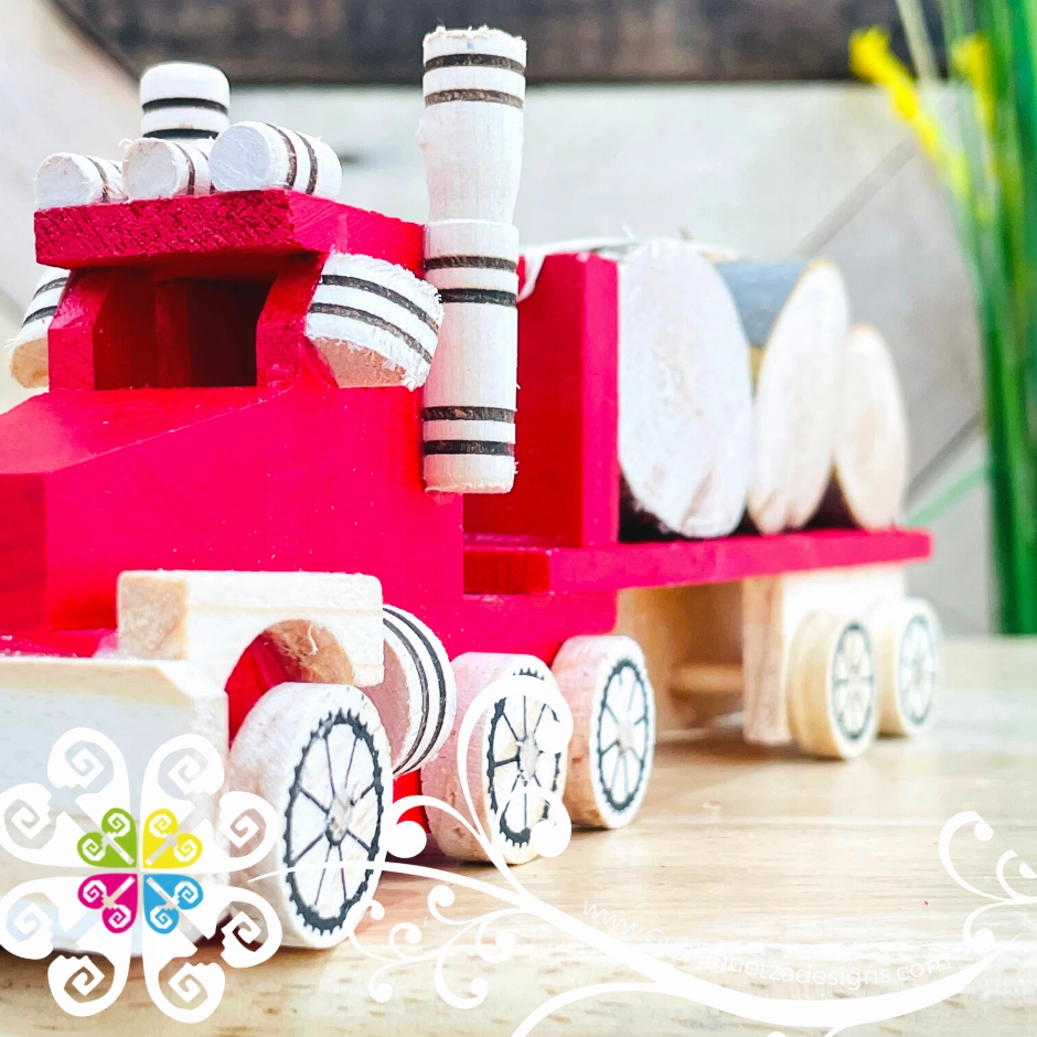 Trailer Wood Truck - Wood Car Toy