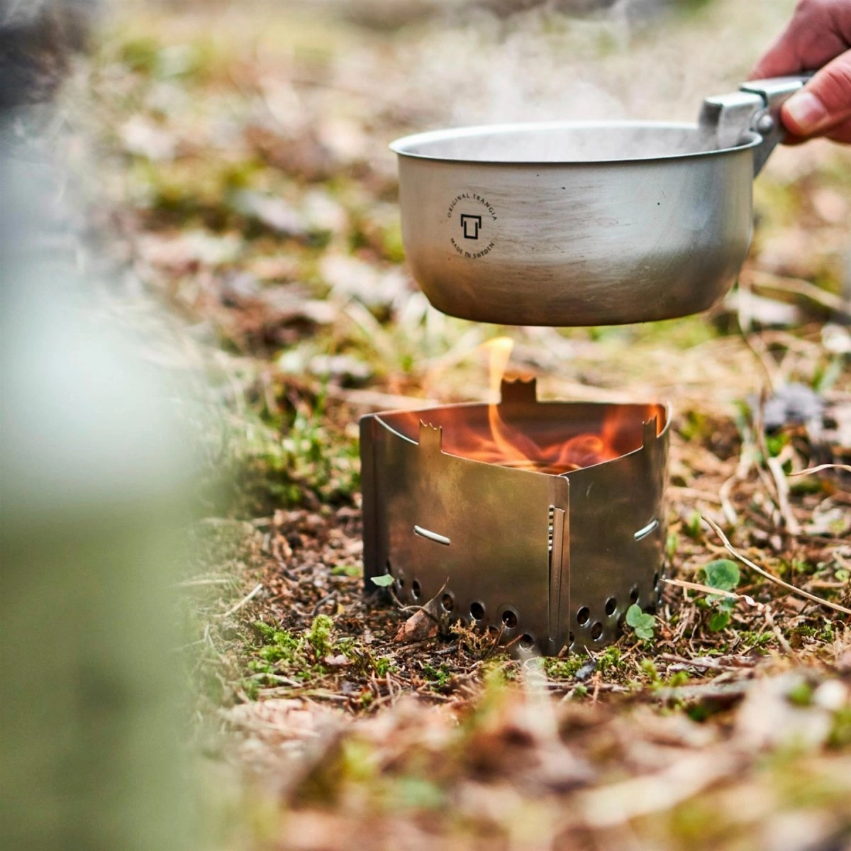 Trangia mini compact ultralight portable stove set burnet kit hiking outdoor