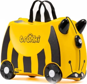 Trunki Ride-On Kids Suitcase | Tow-Along Toddler Luggage | Carry-On Cute Bag with Wheels | Kids Luggage and Airplane Travel Essentials: Bernard Bee Yellow