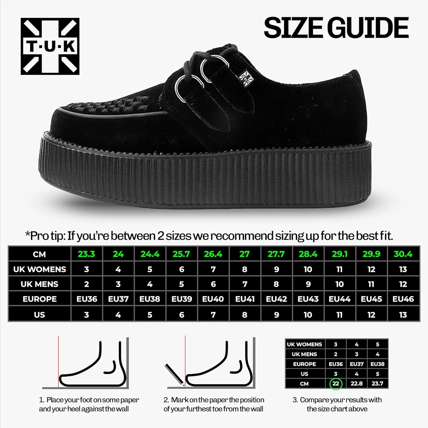 T.U.K. Shoes Velvet Viva Mondo Creeper