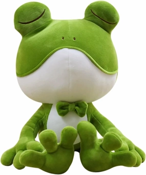 TZMAPU Soft Big Head Frog Plush Toy, Long Legged Frog Plush Pillow, Cute Wacky Green Plush Stuffed Animal,Dolls Suitable for Gift Giving (Green-33in)