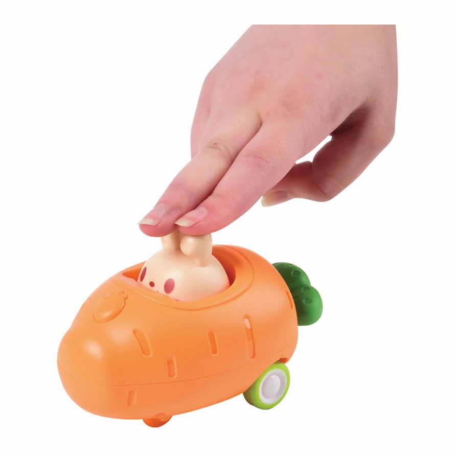 U.S. Toy Press and Go Carrot Car