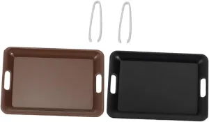 UPKOCH 6 Sets Miniature Dollhouse Bread Clips and Trays of Unique Kitchen Accessories for Decorating Mini Houses Present for Adults Compact and Lovely Design