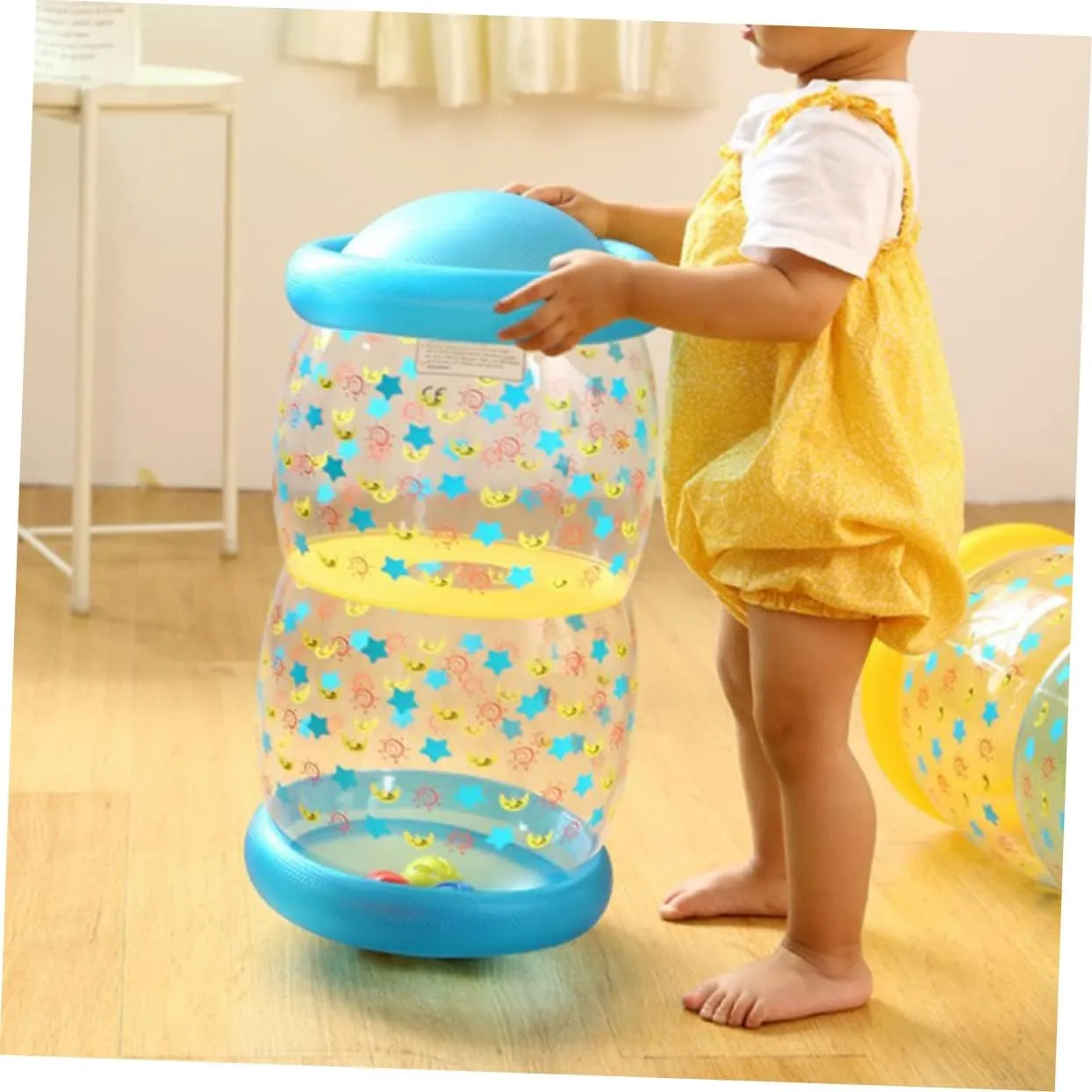 UPKOCH Inflatable Crawling Roller Toy for Safe Material Lightweight Design for Muscle Training and Coordination Skills Portable Crawling Practice Equipment