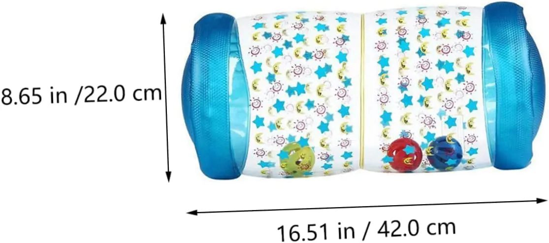 UPKOCH Inflatable Crawling Roller Toy for Safe Material Lightweight Design for Muscle Training and Coordination Skills Portable Crawling Practice Equipment
