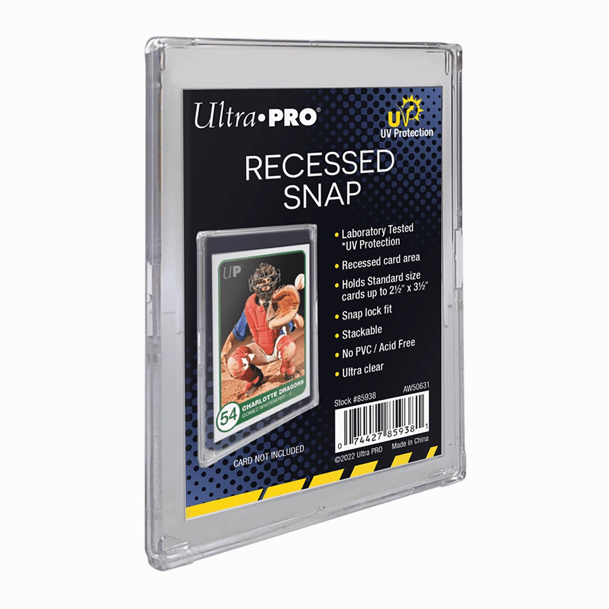 UV Recessed Snap Card Holder