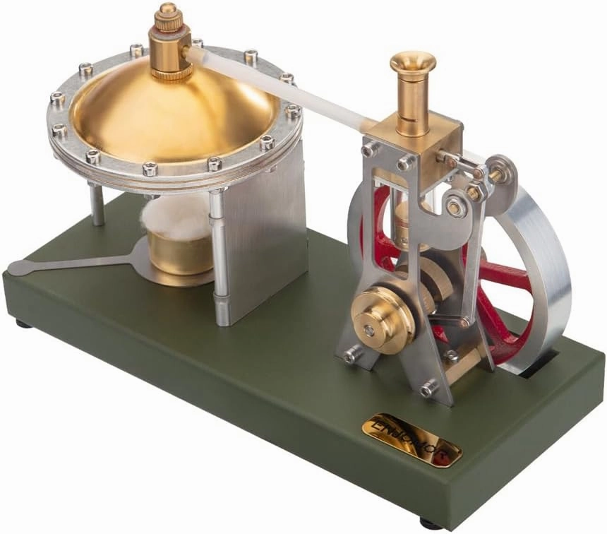 V-01 Vertical Steam Engine with Spherical Boiler   SG-01 Steam Generator & LED Street Lamp Scene Model Set for Physical Science Experiment Display