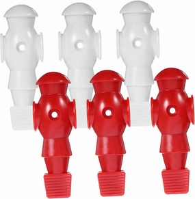 VICASKY Replacement Soccer Player for Foosball Machine 6pcs Resin Player Statues Dolls Set